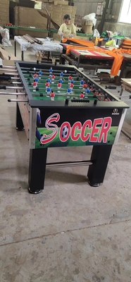 طاولة لعبة كرة القدم ذات ألوان قابلة للتخصيص مع ريل ABS Ball MDF